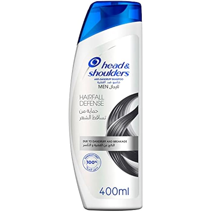 Head & Shoulders Hairfall Defense Anti-Dandruff Shampoo For Men 400ml - Image 1